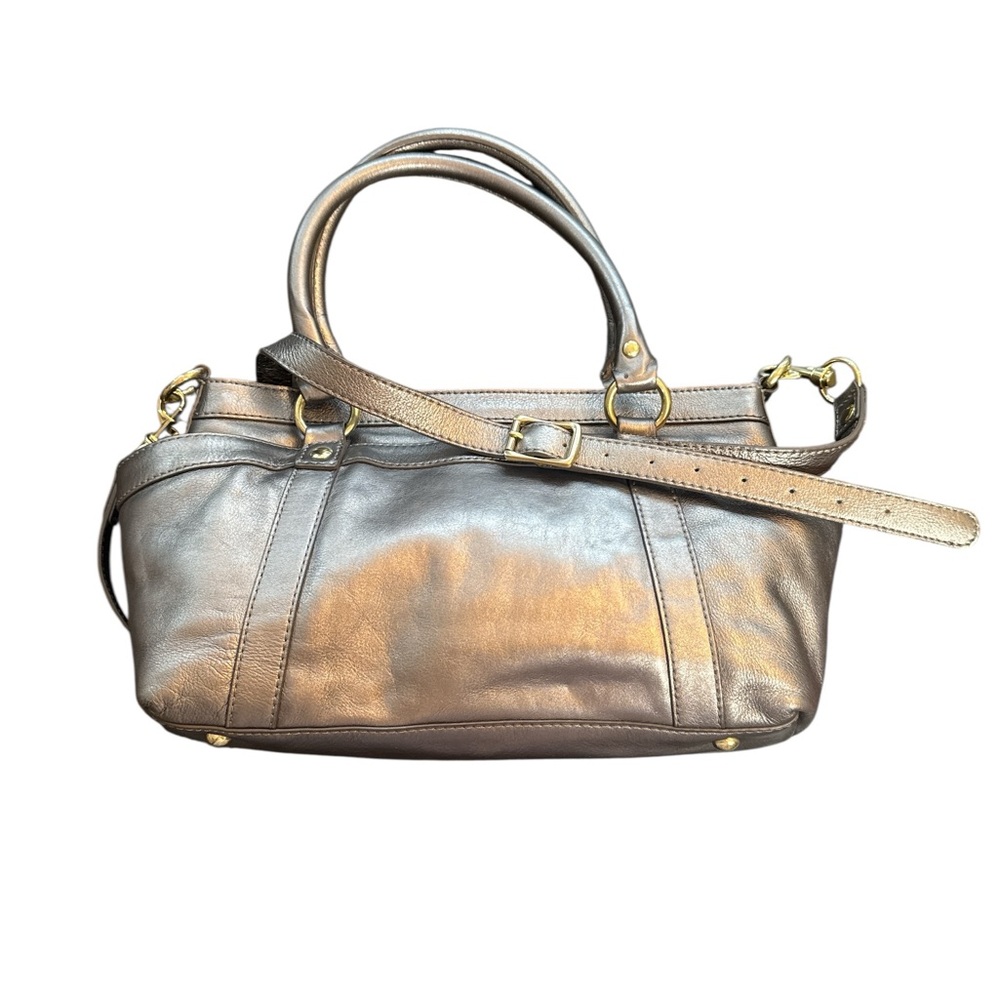 J.Crew Y2K Metallic Leather Crossbody Shoulder Bag